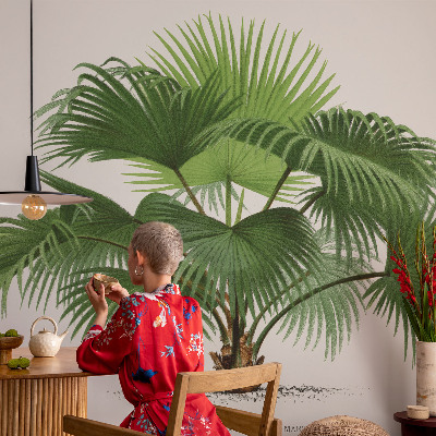 Modern wall mural for living room Exotic palm tree