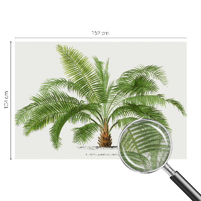 High quality wall mural wallpaper Shiny palm tree
