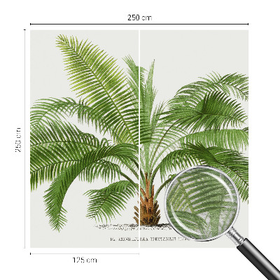 High quality wall mural wallpaper Shiny palm tree