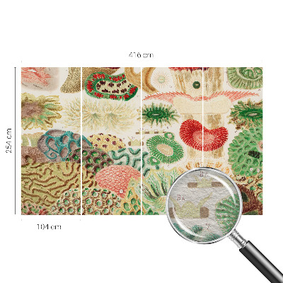 Premium photo wallpaper Organic shapes