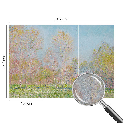 Non-woven photo wallpaper Spring park