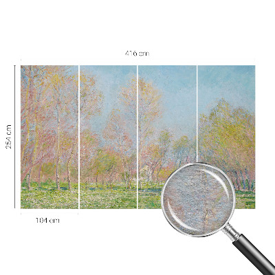 Non-woven photo wallpaper Spring park