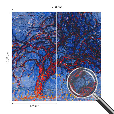 Photo wall mural Flame Tree