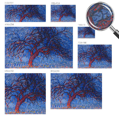 Photo wall mural Flame Tree