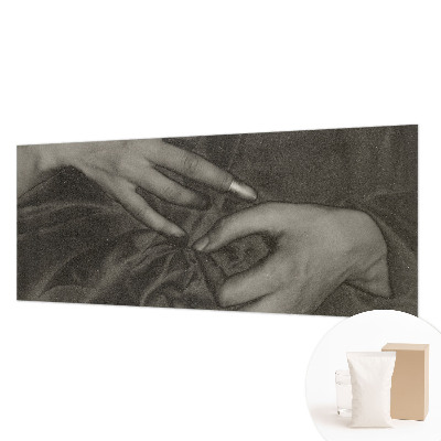 Wall mural Hands material