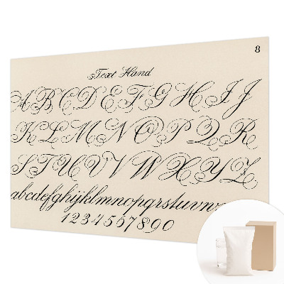 Photo wallpaper Calligraphic writing