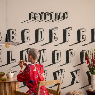 Wall mural for bedroom Vintage vibe