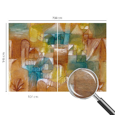 Bedroom wall mural wallpaper Geometric structures