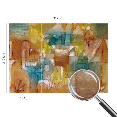 Bedroom wall mural wallpaper Geometric structures