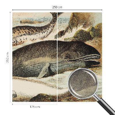 Custom size wall mural Sea giants