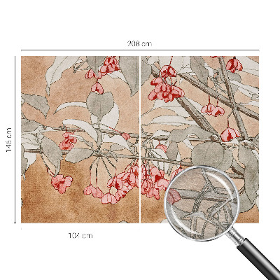 Large wall mural wallpaper Floral harmony