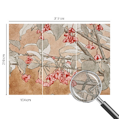 Large wall mural wallpaper Floral harmony
