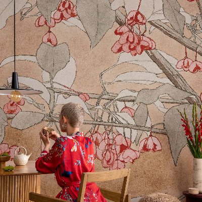 Large wall mural wallpaper Floral harmony