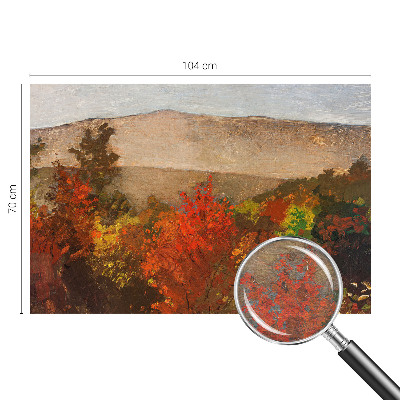 Decorative wall mural for living room Autumn panorama