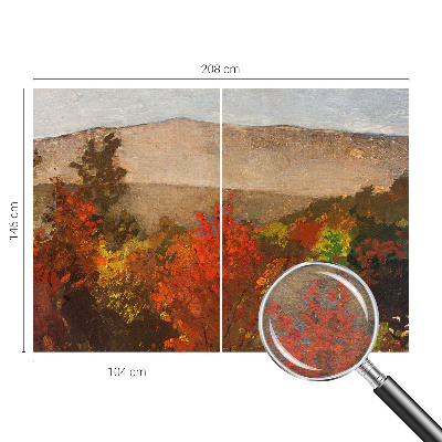 Decorative wall mural for living room Autumn panorama