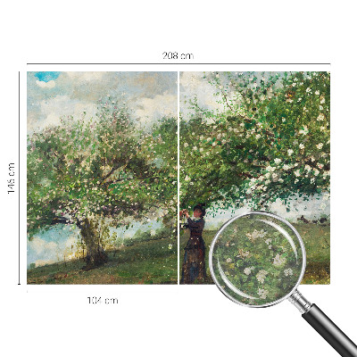 Non-woven photo wallpaper Spring scene