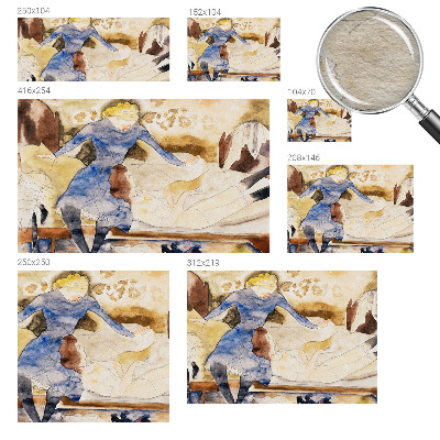 Wallpaper mural Feminine peace