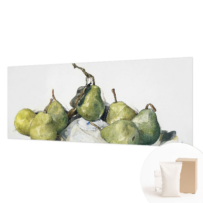 Photo wallpaper Watercolor pears