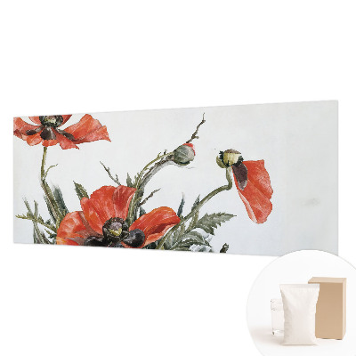Photo wall mural Red poppies