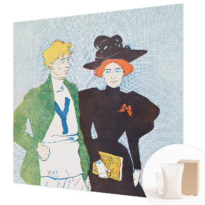 Wall mural for bedroom Retro style