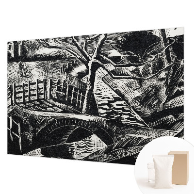 Wall mural for living room Architectural landscape