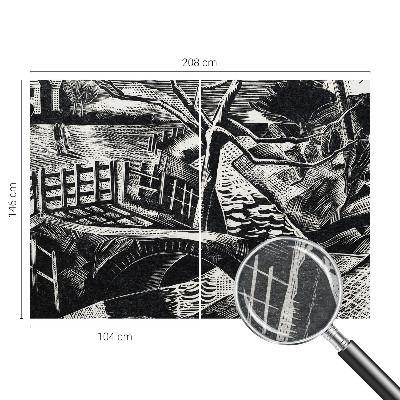 Wall mural for living room Architectural landscape