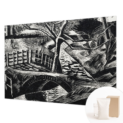 Wall mural for living room Architectural landscape