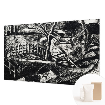 Wall mural for living room Architectural landscape