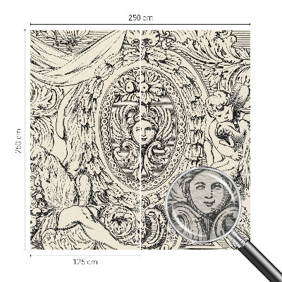 Large wall mural A wealth of ornaments