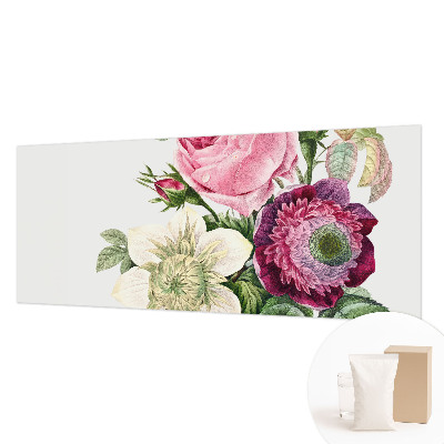 Decorative wall mural for living room Flower bouquet