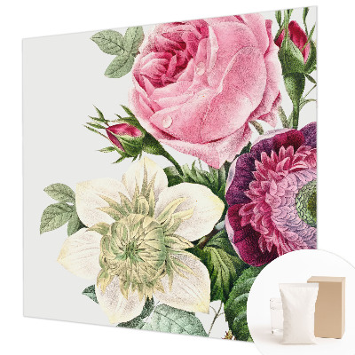Decorative wall mural for living room Flower bouquet