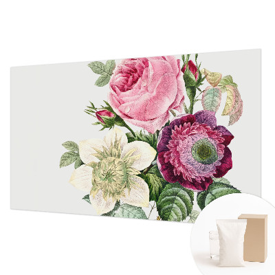 Decorative wall mural for living room Flower bouquet