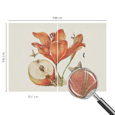 Non-woven wall mural Botanical illustration