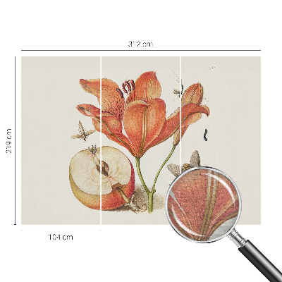 Non-woven wall mural Botanical illustration