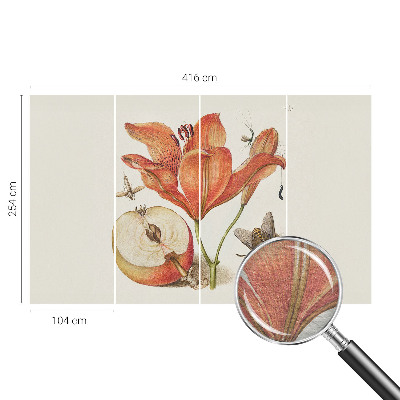 Non-woven wall mural Botanical illustration