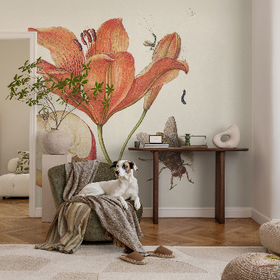 Non-woven wall mural Botanical illustration