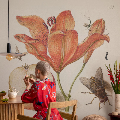 Non-woven wall mural Botanical illustration