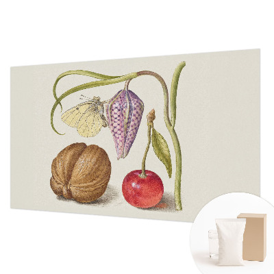 Non-woven photo wallpaper Butterfly plant