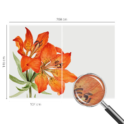 Wall mural Orange lily