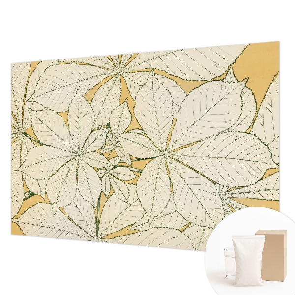 Photo wall mural Chestnut leaves