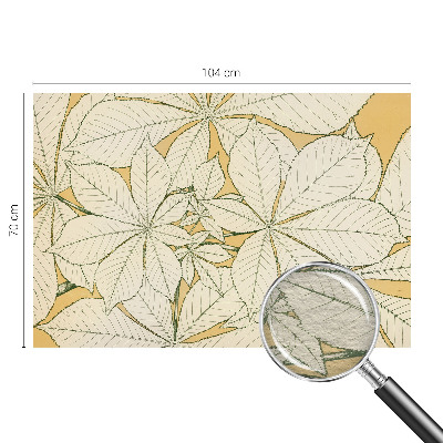 Photo wall mural Chestnut leaves