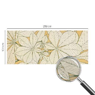 Photo wall mural Chestnut leaves
