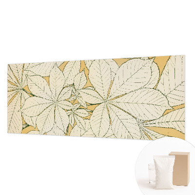 Photo wall mural Chestnut leaves