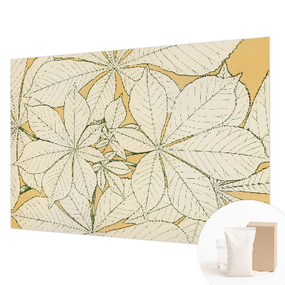 Photo wall mural Chestnut leaves