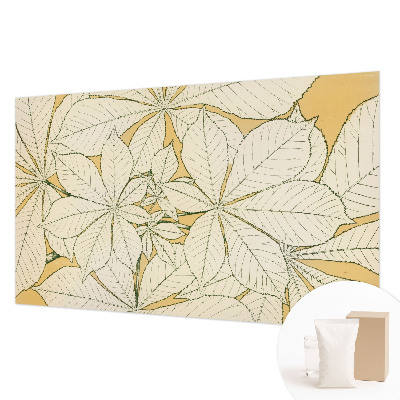 Photo wall mural Chestnut leaves