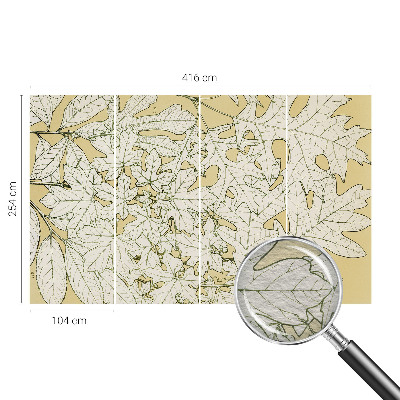 Photo wallpaper Tree leaves