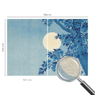Wall mural for living room Flower Moon