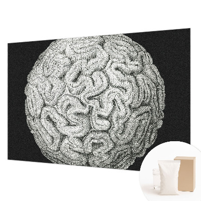 Wallpaper mural for living room Spherical structure