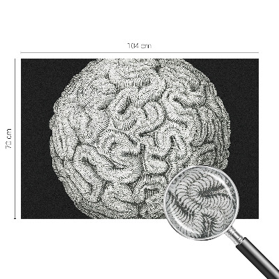 Wallpaper mural for living room Spherical structure