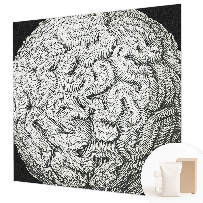 Wallpaper mural for living room Spherical structure